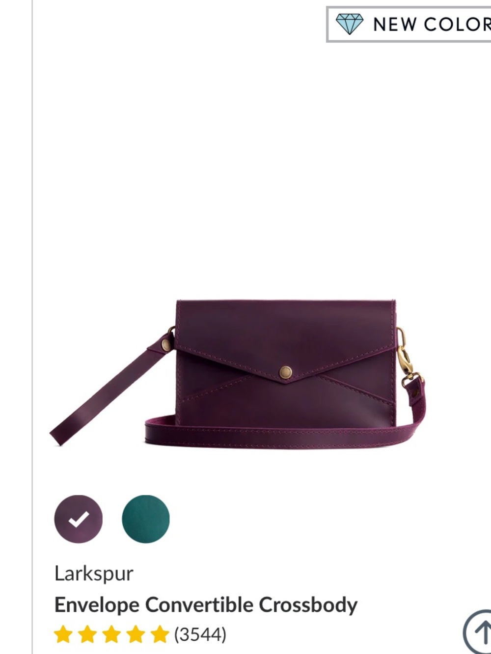 Dark purple/ eggplant envelop sling/ crossbody bag